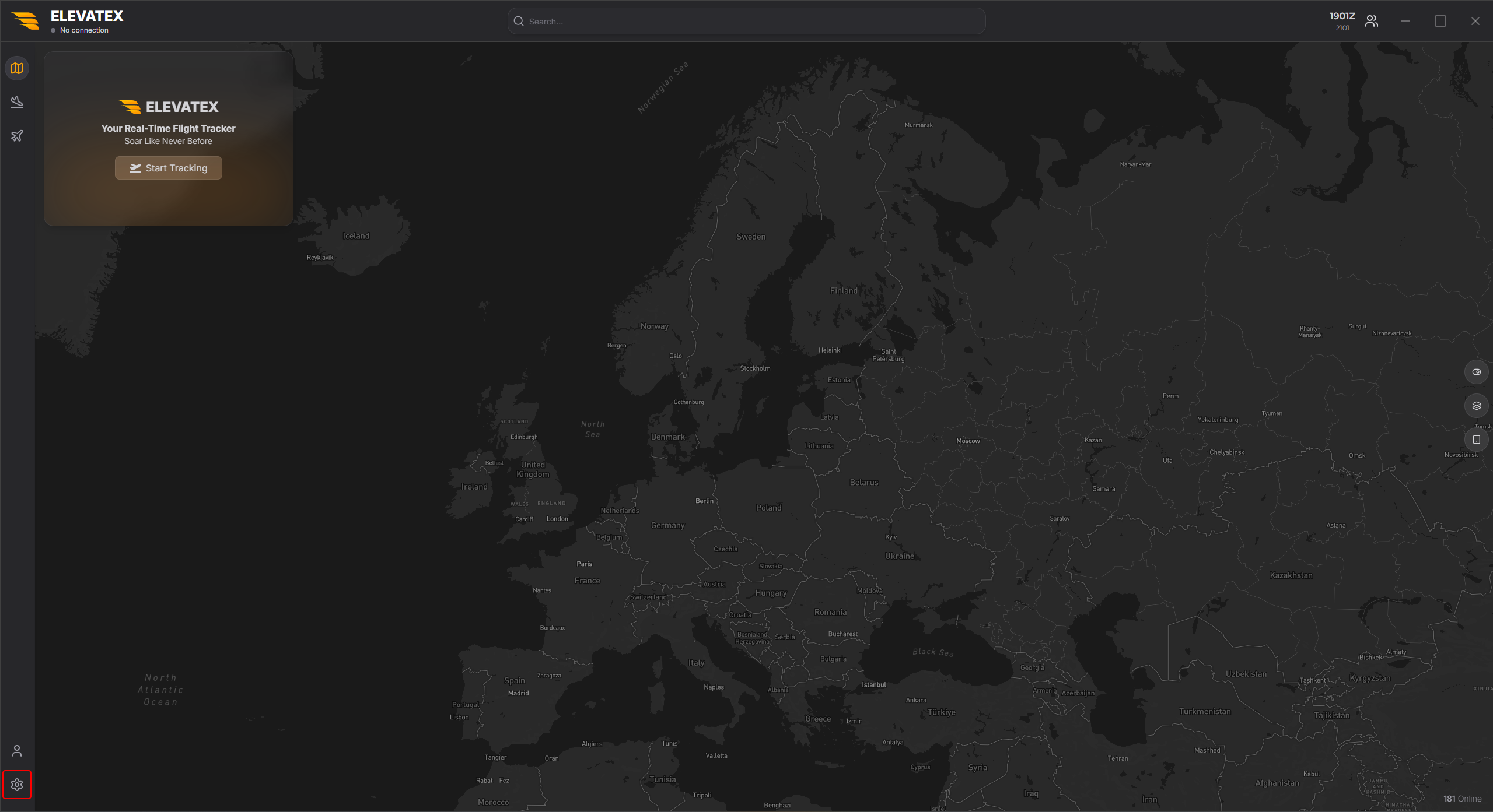 Open Settings in ELEVATEX